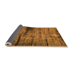 Sideview of Persian Orange Bohemian Rug, abs2072org