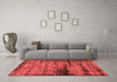 Bohemian Red Washable Rugs