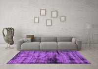 Machine Washable Persian Purple Bohemian Rug, wshabs2072pur