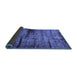 Sideview of Persian Blue Bohemian Rug, abs2072blu