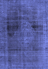 Abstract Blue Modern Rug, abs2073blu