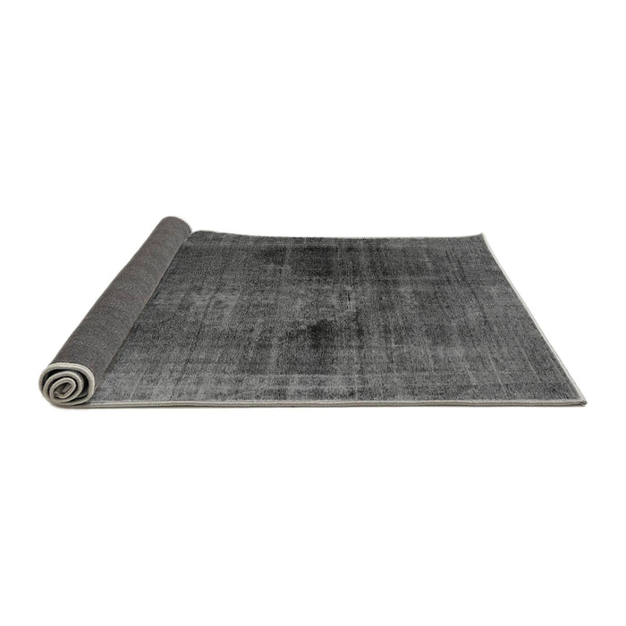 Sideview of Abstract Gray Modern Rug, abs2073gry