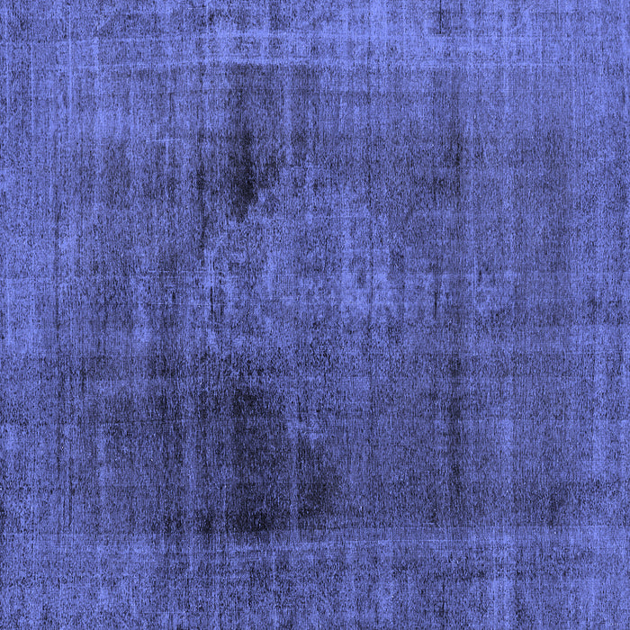Square Abstract Blue Modern Rug, abs2073blu