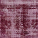 Square Abstract Purple Pink Modern Rug, abs2074