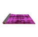 Sideview of Abstract Pink Modern Rug, abs2074pnk