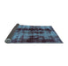 Sideview of Abstract Light Blue Modern Rug, abs2074lblu