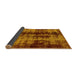 Sideview of Abstract Yellow Modern Rug, abs2074yw