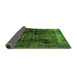 Sideview of Persian Green Bohemian Rug, abs2075grn