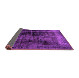 Sideview of Persian Purple Bohemian Rug, abs2075pur