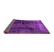 Sideview of Persian Purple Bohemian Rug, abs2075pur