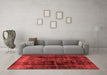 Bohemian Red Washable Rugs