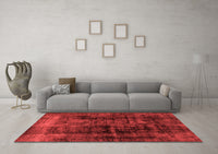 Machine Washable Persian Red Bohemian Rug, wshabs2075red