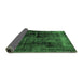 Sideview of Persian Emerald Green Bohemian Rug, abs2075emgrn