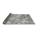 Sideview of Patchwork Gray Transitional Rug, abs2076gry