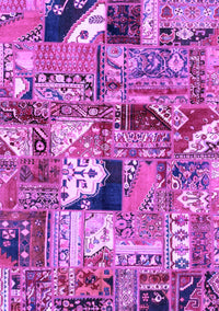 Patchwork Purple Transitional Rug, abs2077pur