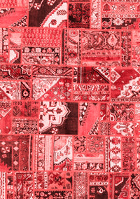 Patchwork Red Transitional Rug, abs2077red