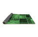 Sideview of Patchwork Emerald Green Transitional Rug, abs2078emgrn