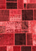 Patchwork Red Transitional Area Rugs