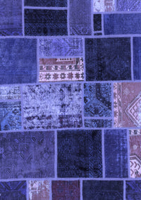 Patchwork Blue Transitional Rug, abs2078blu