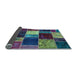 Sideview of Patchwork Light Blue Transitional Rug, abs2079lblu