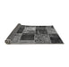 Sideview of Patchwork Gray Transitional Rug, abs2079gry