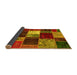 Sideview of Patchwork Yellow Transitional Rug, abs2079yw