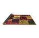 Sideview of Patchwork Brown Transitional Rug, abs2079brn