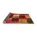 Sideview of Patchwork Orange Transitional Rug, abs2079org