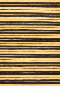 Abstract Brown Modern Rug, abs207brn