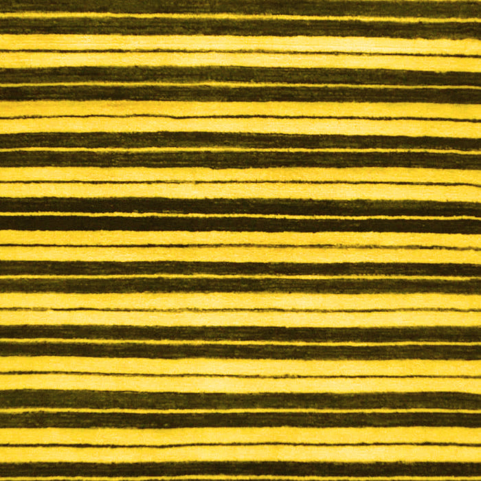 Machine Washable Abstract Yellow Modern Rug, wshabs207yw
