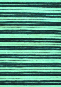 Abstract Turquoise Modern Rug, abs207turq