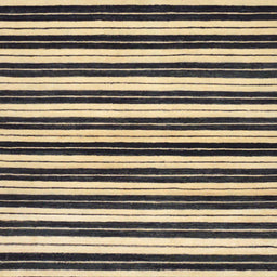 Square Machine Washable Abstract Black Rug, wshabs207