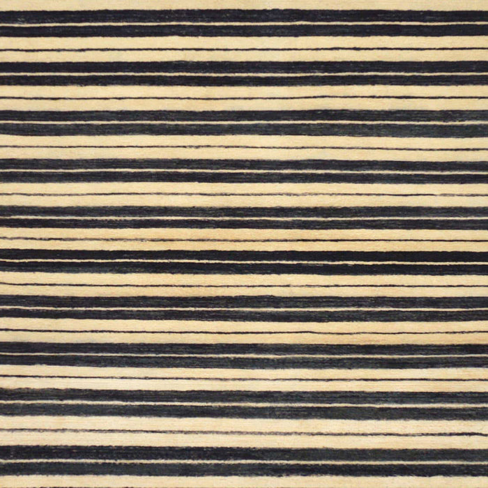 Square Machine Washable Abstract Black Rug, wshabs207