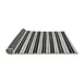 Sideview of Abstract Gray Modern Rug, abs207gry