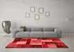 Transitional Red Washable Rugs