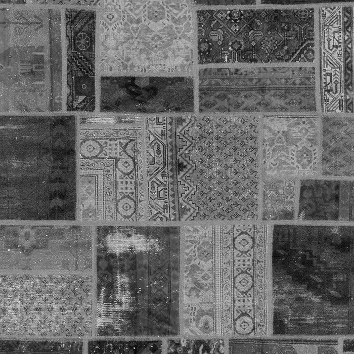 Patchwork Gray Transitional Rug, abs2080gry