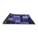 Sideview of Patchwork Blue Transitional Rug, abs2080blu