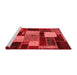 Transitional Red Washable Rugs