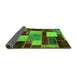 Sideview of Patchwork Green Transitional Rug, abs2080grn