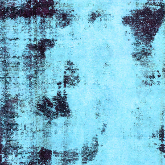 Abstract Light Blue Modern Rug, abs2081lblu