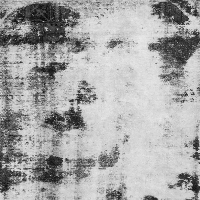 Square Machine Washable Abstract Gray Modern Rug, wshabs2081gry