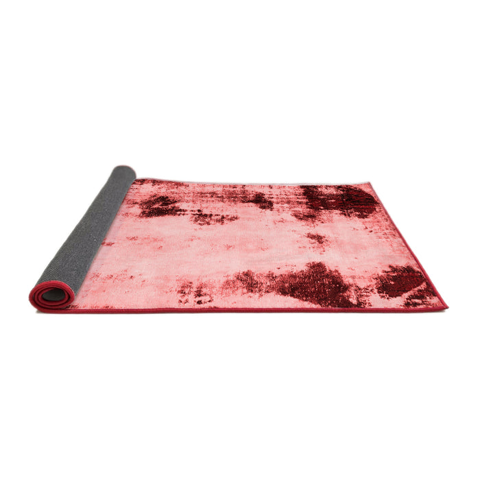 Abstract Red Modern Area Rugs