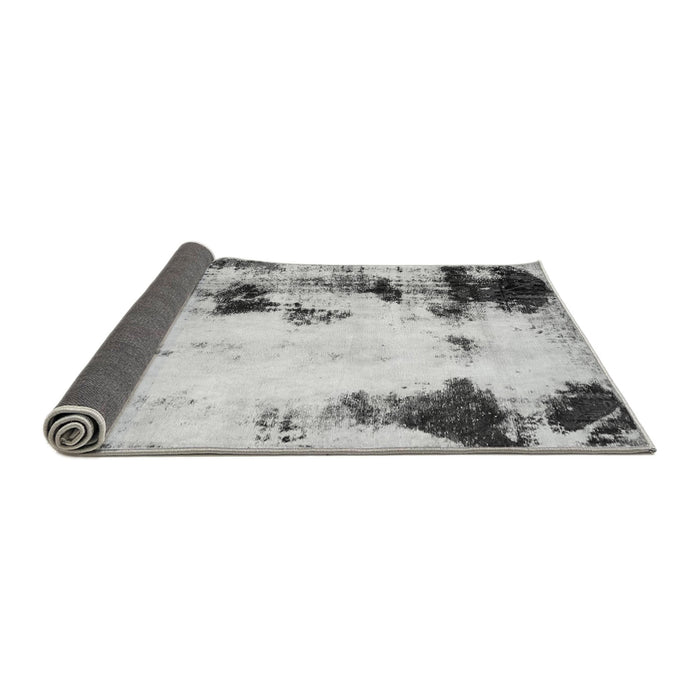 Sideview of Abstract Gray Modern Rug, abs2081gry