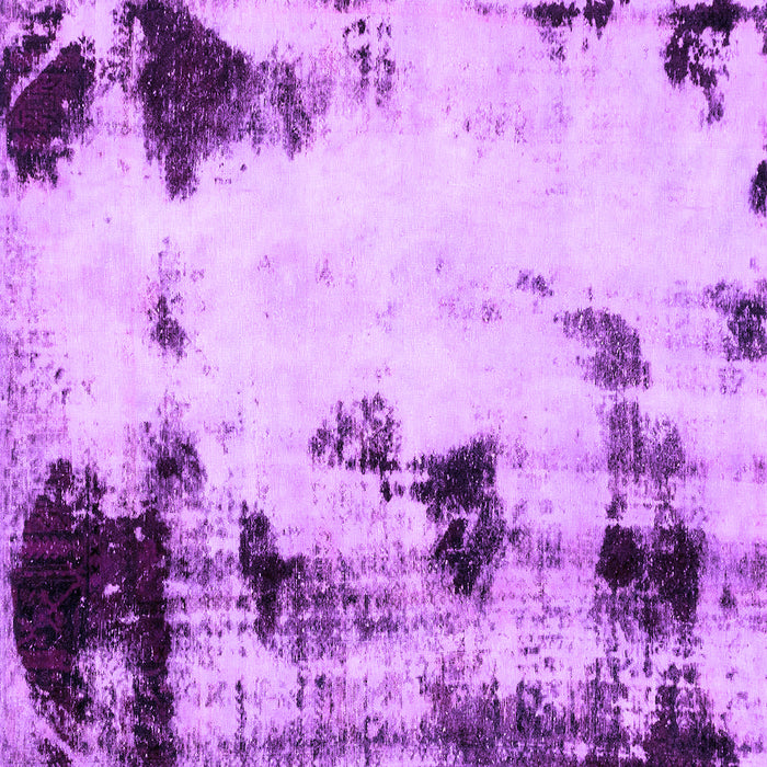 Square Abstract Purple Modern Rug, abs2081pur