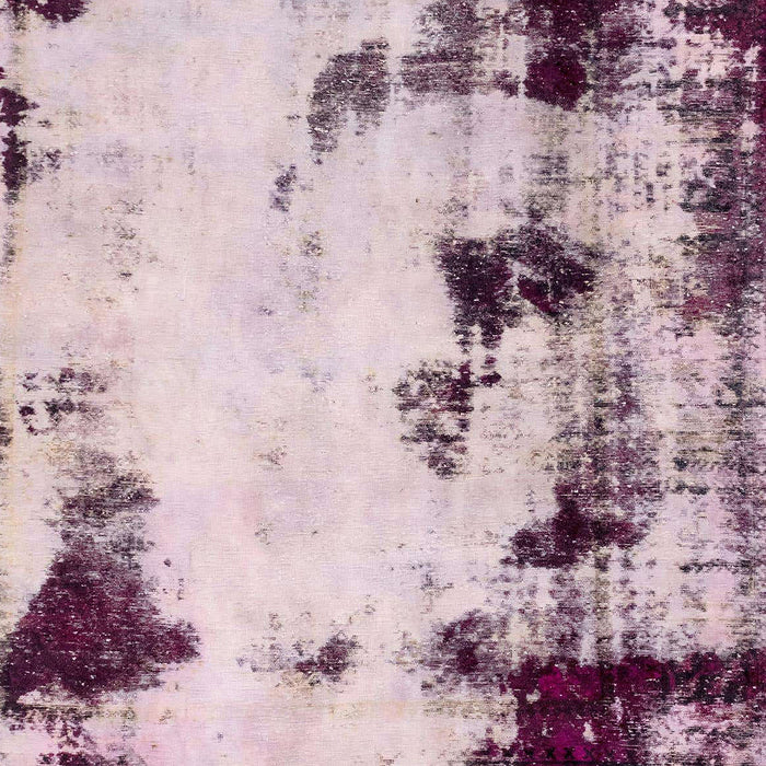 Machine Washable Abstract Mauve Taupe Purple Rug, wshabs2081