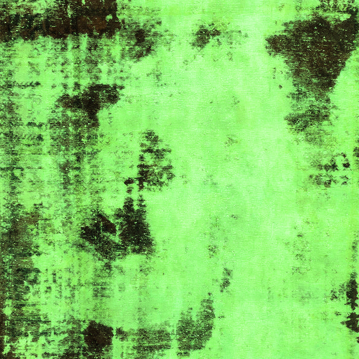 Abstract Green Modern Rug, abs2081grn