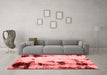 Modern Red Washable Rugs