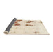 Sideview of Abstract Brown Modern Rug, abs2082