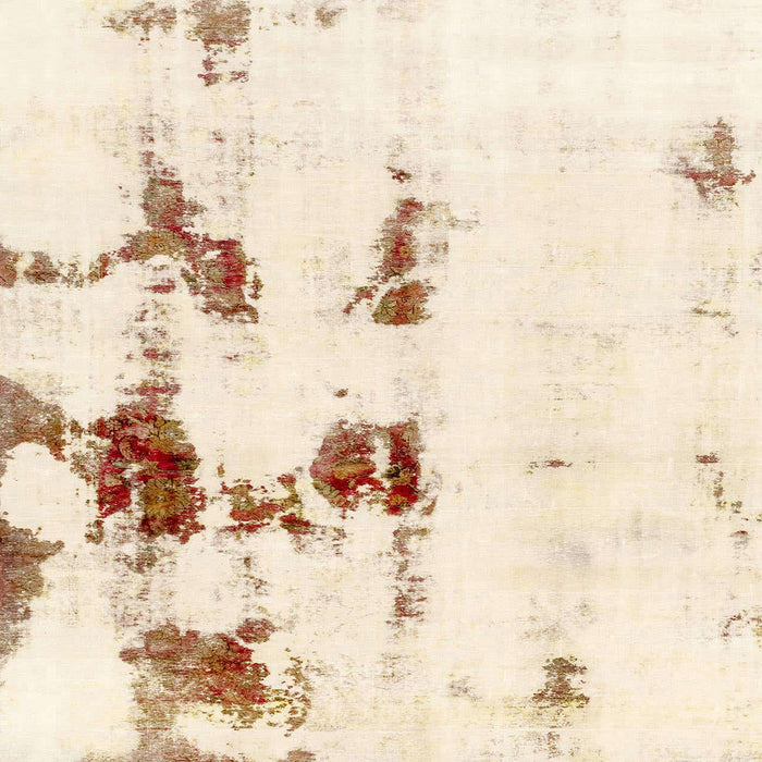 Square Abstract Brown Modern Rug, abs2082