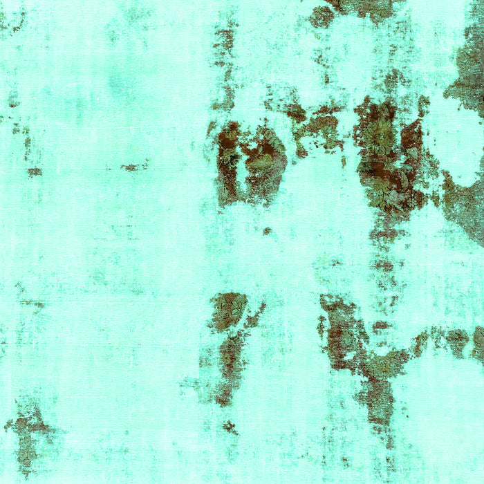 Abstract Turquoise Modern Rug, abs2082turq